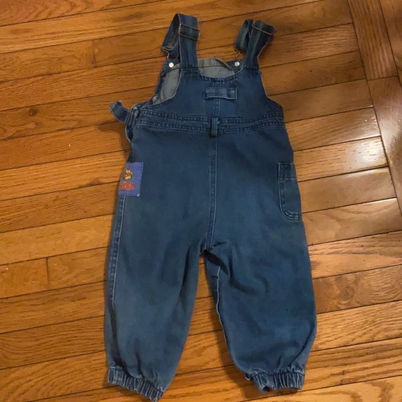Happy Kids Soft Denim Overalls Size 24 Months - Picture 2 of 8